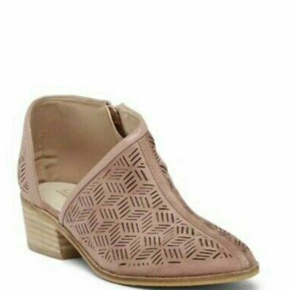 Catherine Malandrino Flakey Cutout BootsBlush